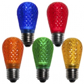 S14 E26 Faceted LED bulb